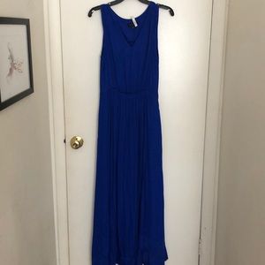Blue maxi dress